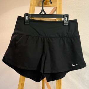 Nike Women's Black Athletic Shorts, Size S